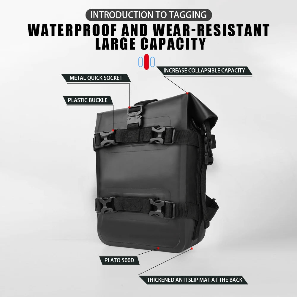 Waterproof Motorcycle Frame Bumper Bag for BMW and Honda