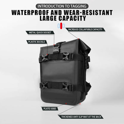 Waterproof Motorcycle Frame Bumper Bag for BMW and Honda