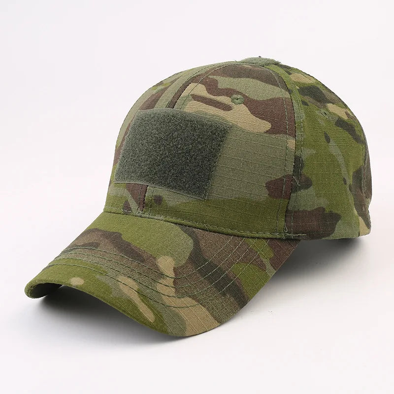 Adjustable Camo Baseball Hat for Outdoor Activities