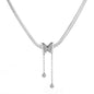 Stainless Steel Butterfly Choker Necklace for Women