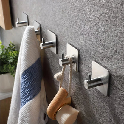 Adhesive Heavy Duty Wall Hook Waterproof Iron