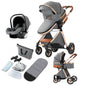 Lightweight 3 in 1 Baby Stroller Travel System