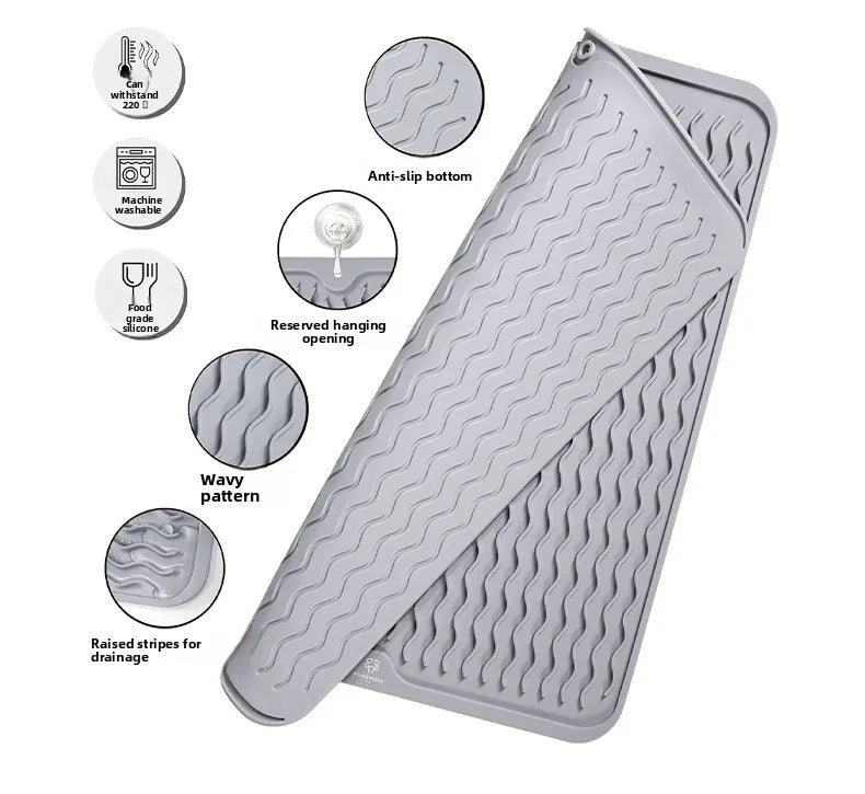 Extra Large Non Slip Silicone Drying Mat