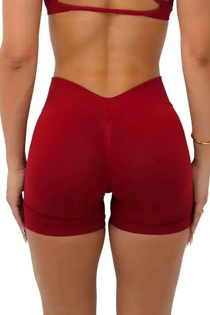 Seamless Yoga Shorts for Women Fitness Training