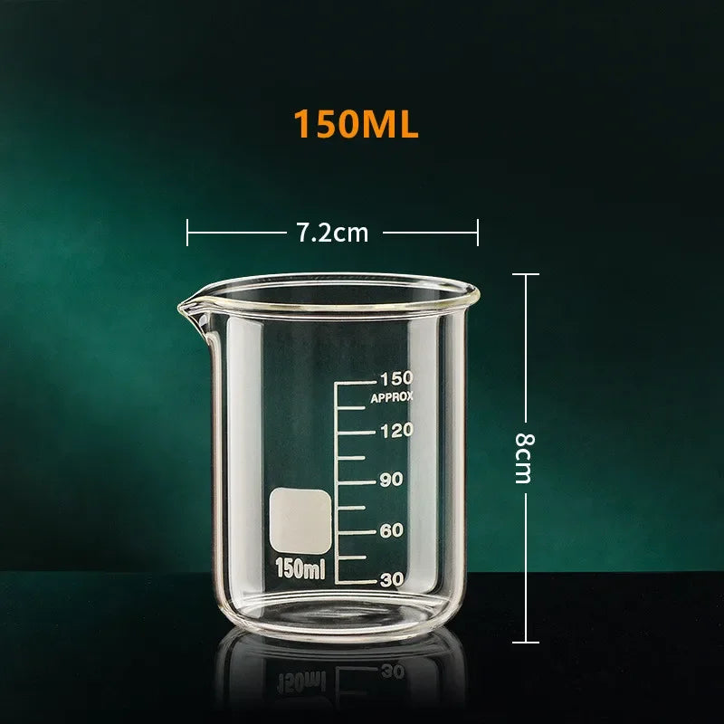Glass Measuring Cup With Handle Heat-resistant 50-1000ml