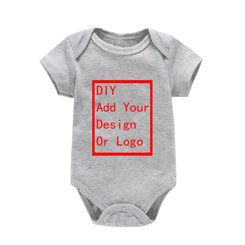 Newborn Baby White Cotton Short Sleeve Romper