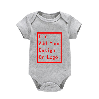Newborn Baby White Cotton Short Sleeve Romper
