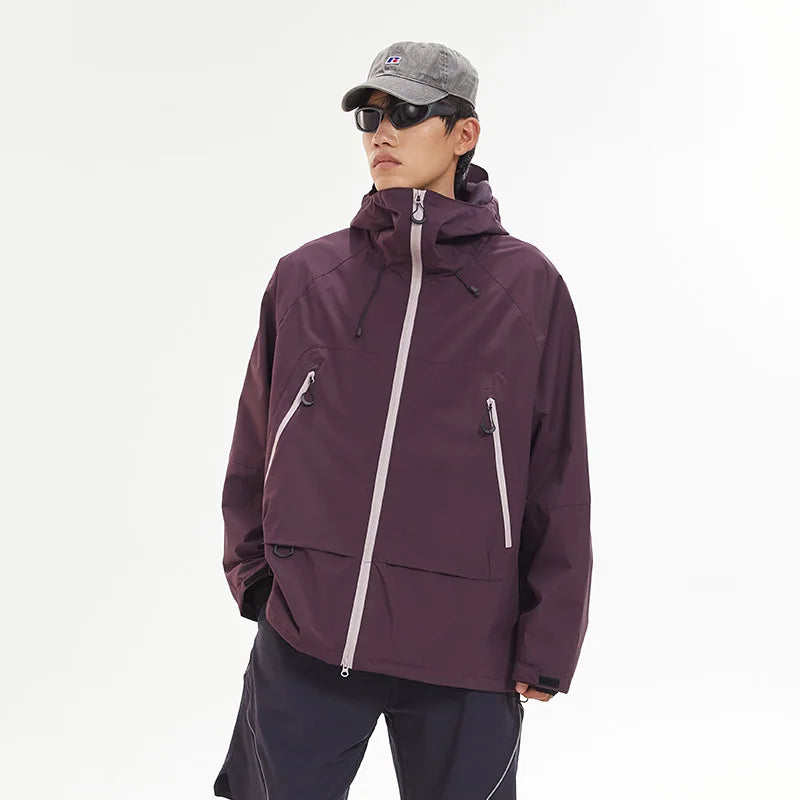 CHRLCK Waterproof Hiking Jacket Unisex Spring Autumn