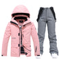 Unisex Winter Snow Ski Suit Jacket and Pants Set