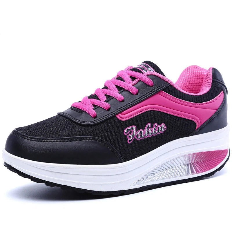 Women Vulcanized Sneakers Shoes Blatform Plus Size