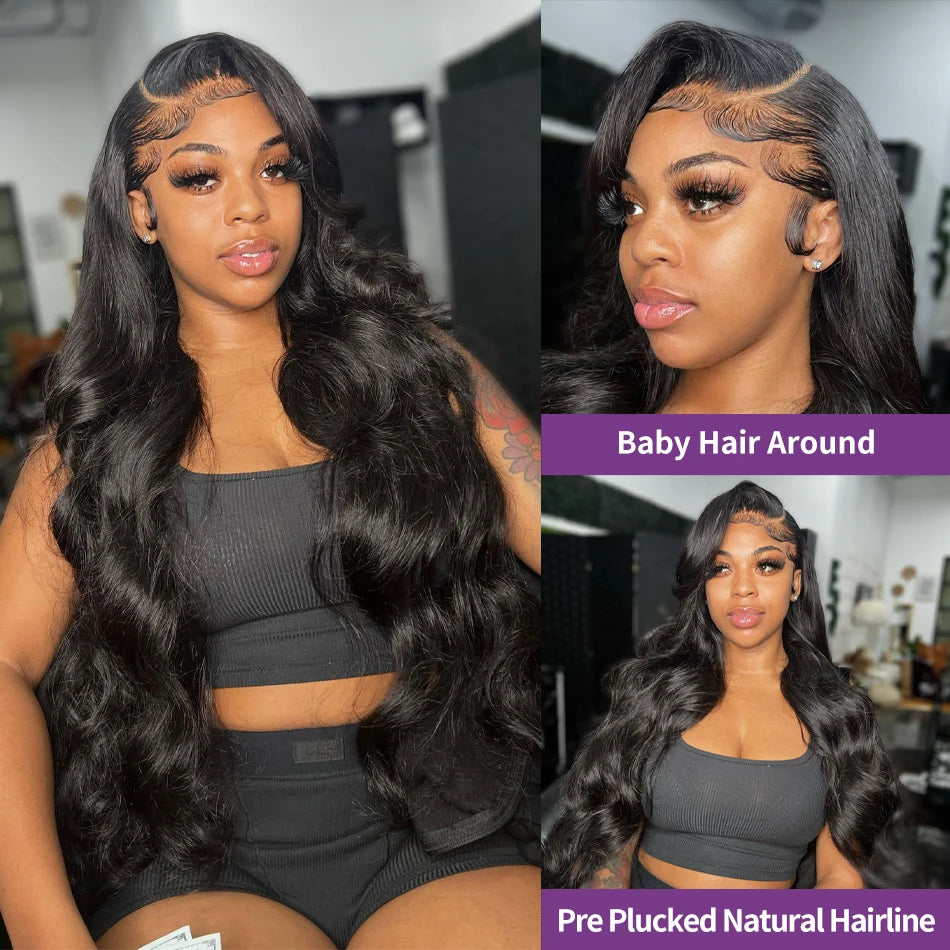 Body Wave 13x6 HD Transparent Lace Frontal Wig