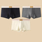 Men's Cotton Boxer Shorts 3Pcs Solid Color Set