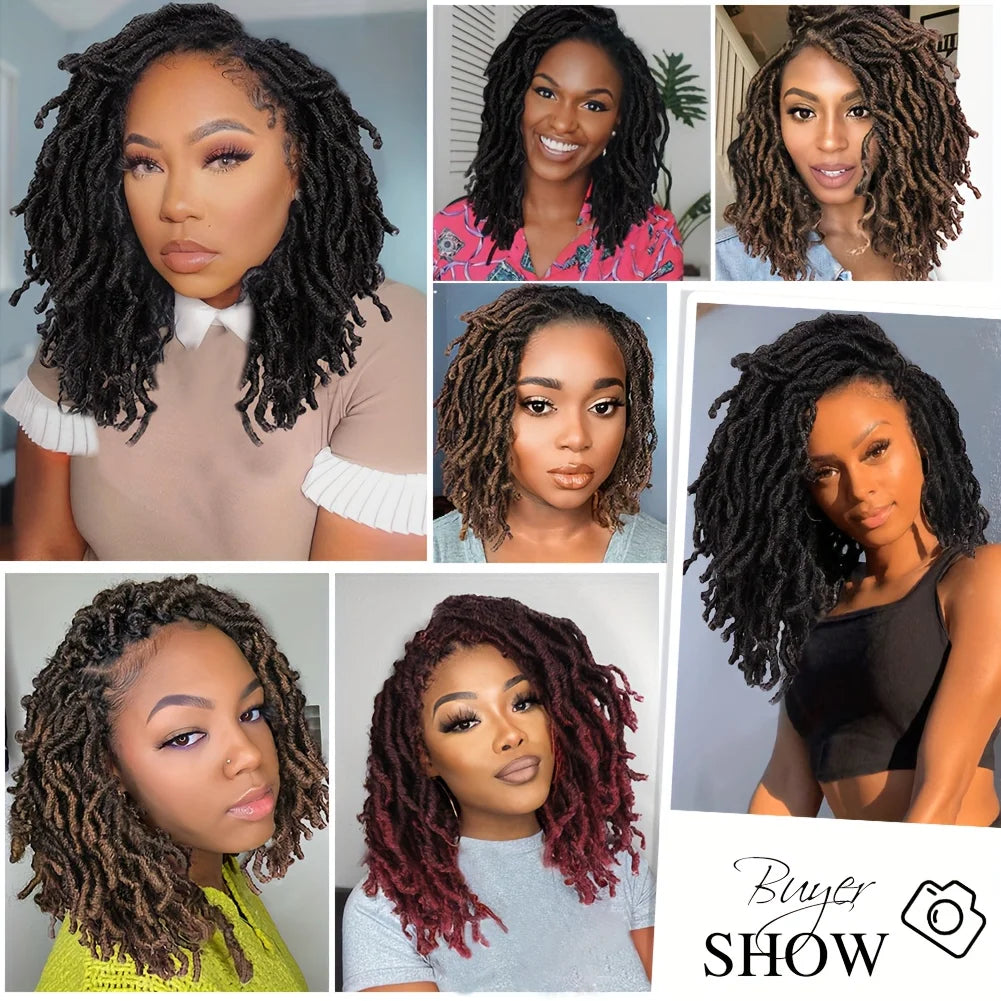 8Pcs 24 Inch Black Synthetic Dreadlock Extensions