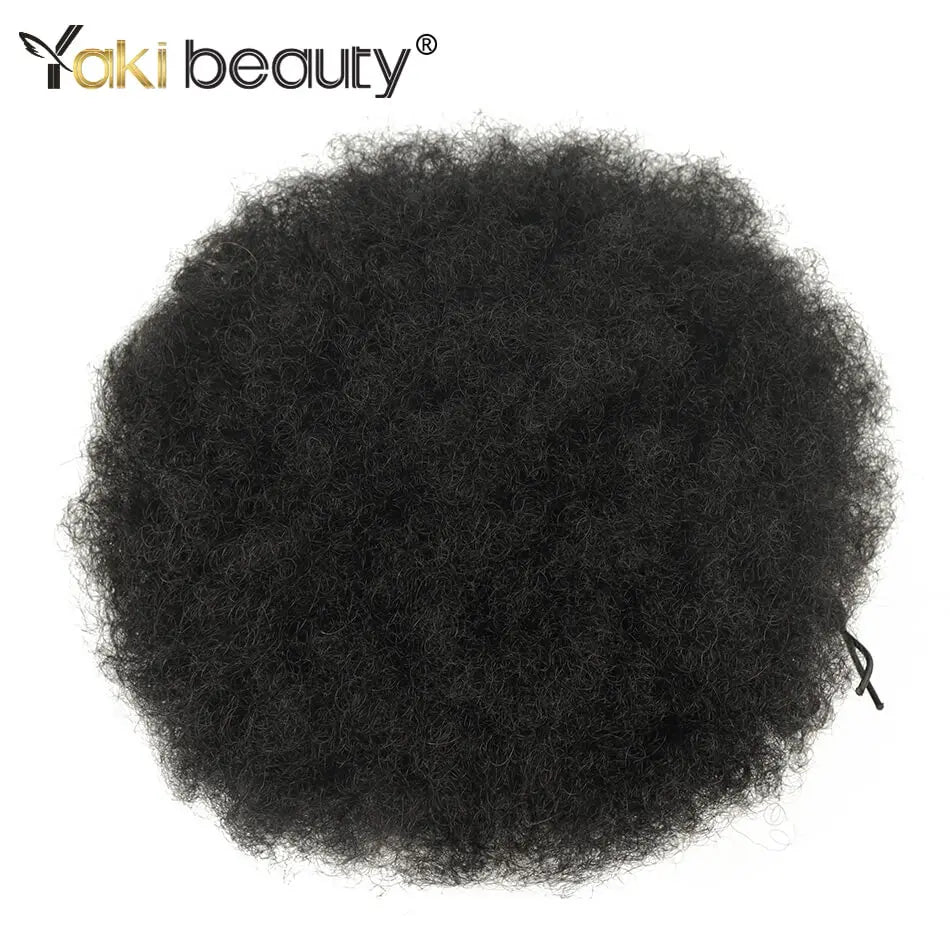 Afro Puff Drawstring Ponytail Synthetic Hair Extension