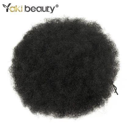 Afro Puff Drawstring Ponytail Synthetic Hair Extension