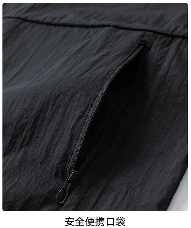 Oversize 7XL 8XL UV Protection Lightweight Jacket Men