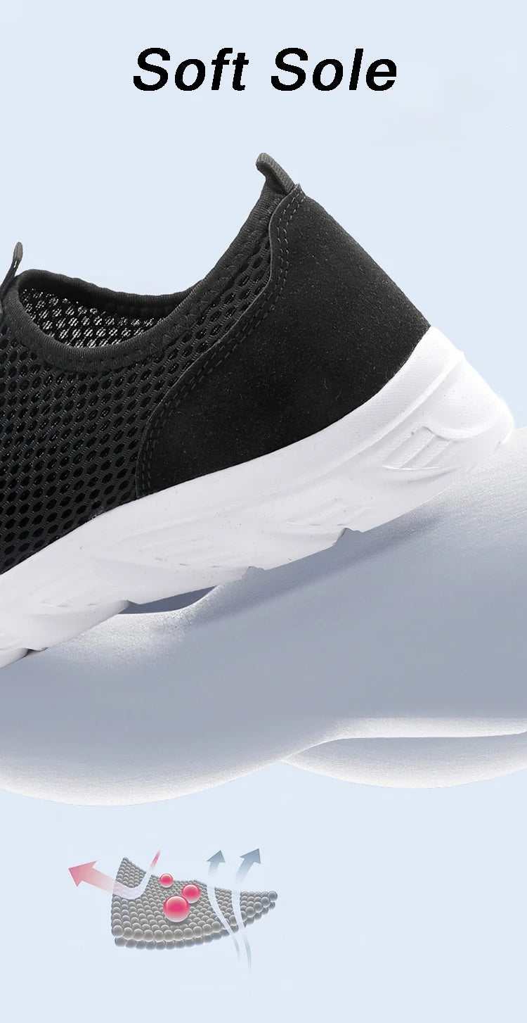 Lightweight Breathable Slip-On Men Casual Shoes Size 39-47