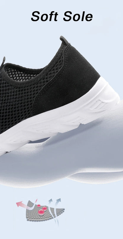 Lightweight Breathable Slip-On Men Casual Shoes Size 39-47