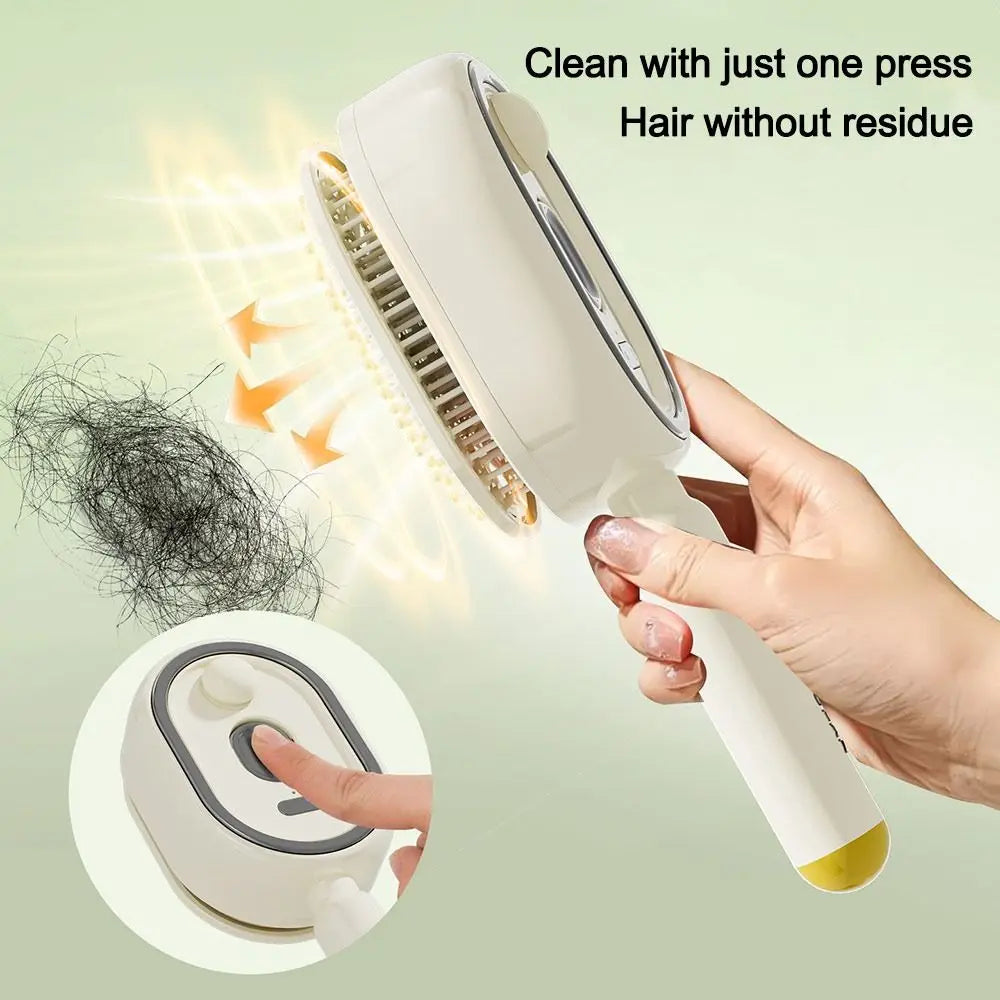Electric Hair Care Spray Massage Comb ABS Pink