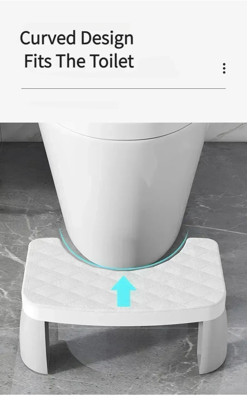 Universal Squatty Potty Toilet Stool - Plastic Waterproof Design