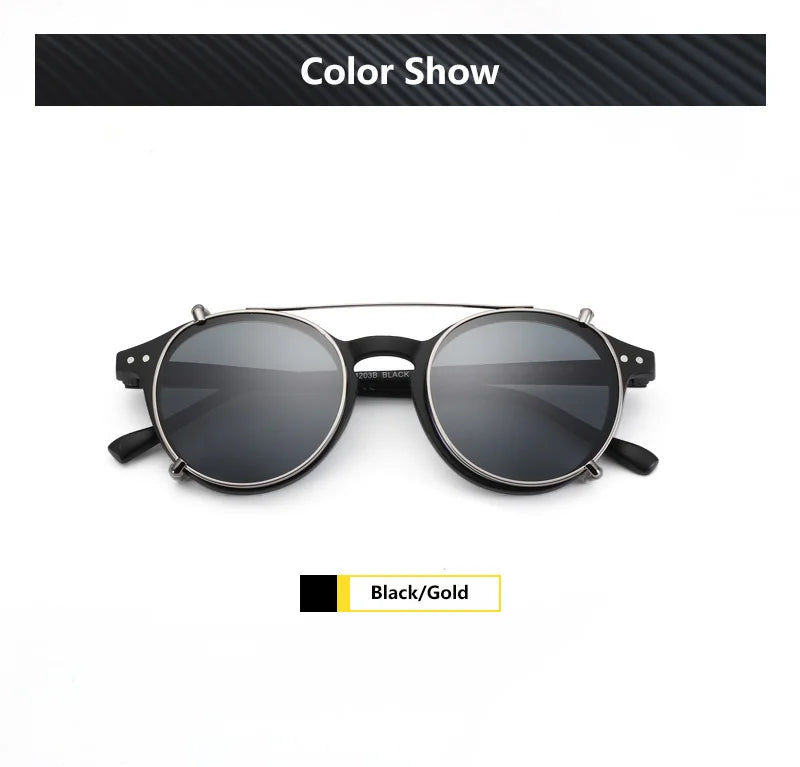 ZENOTTIC Clip-On Polarized Sunglasses for Women