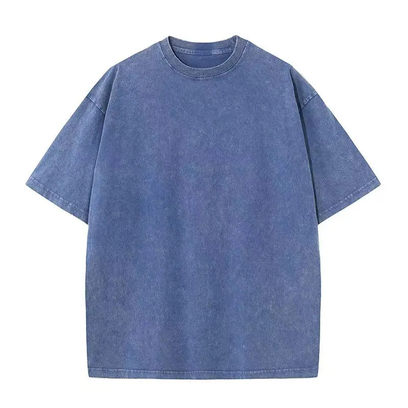 American Style Retro Heavyweight Cotton T-Shirt