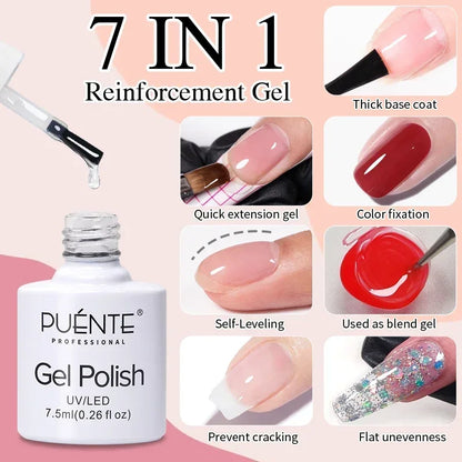 Clear 3D No Wipe Sculpture Gel Nail Polish 15ML