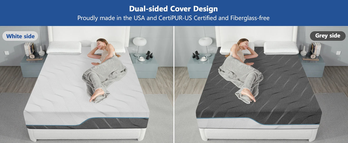 Hcore Extra Firm Queen Size Mattress 10 Inch Dual Sided