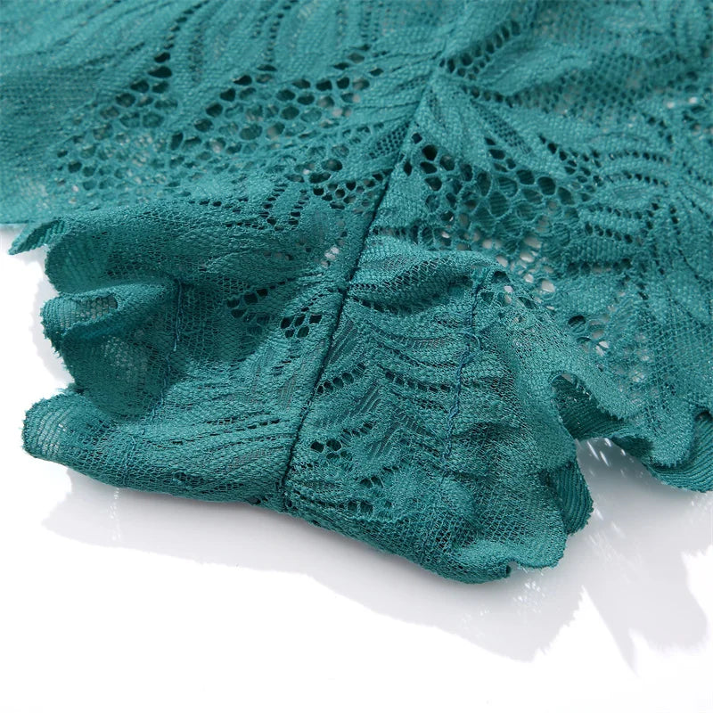 FINETOO Lace Boyshort Panties Set for Women S-XL