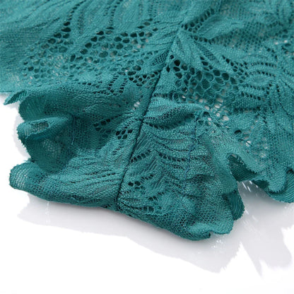 FINETOO Lace Boyshort Panties Set for Women S-XL