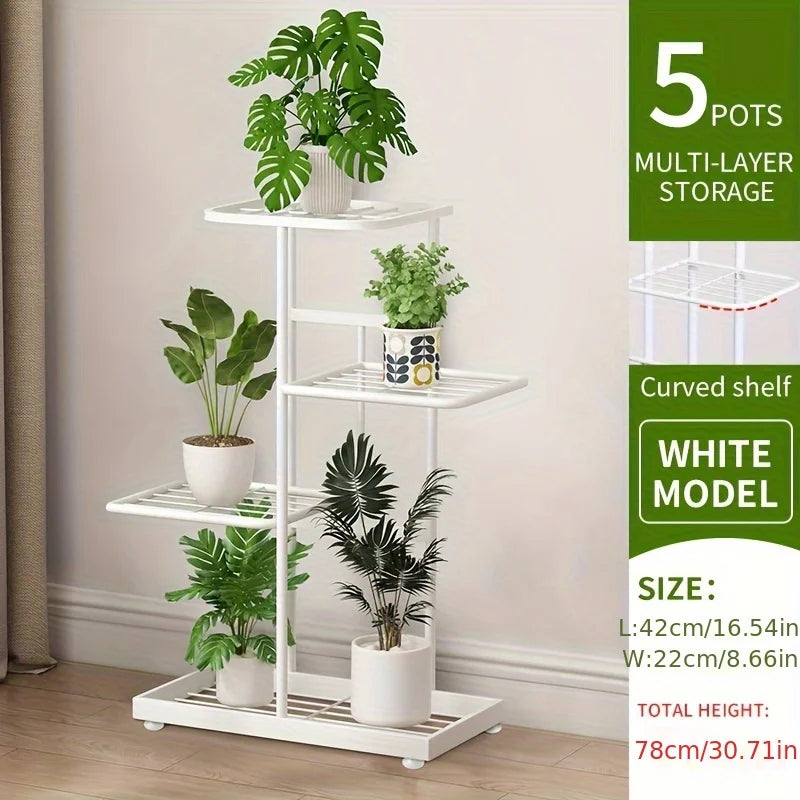 Iron Plant Stand Organizer with 6 Layers for Flowers
