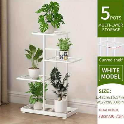 Iron Plant Stand Organizer with 6 Layers for Flowers
