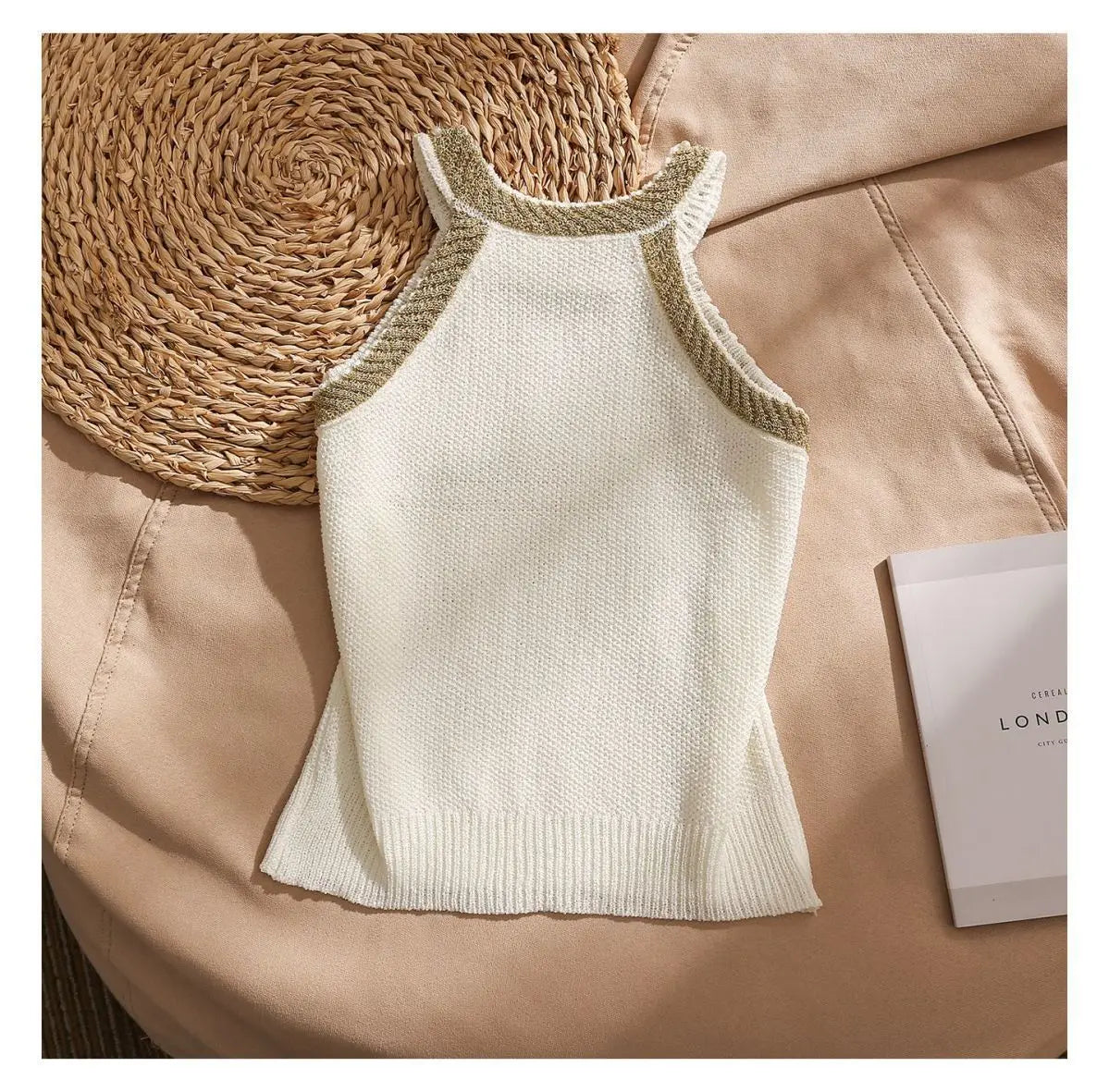 Sleeveless Knitted Vest Shirt Women Camisole
