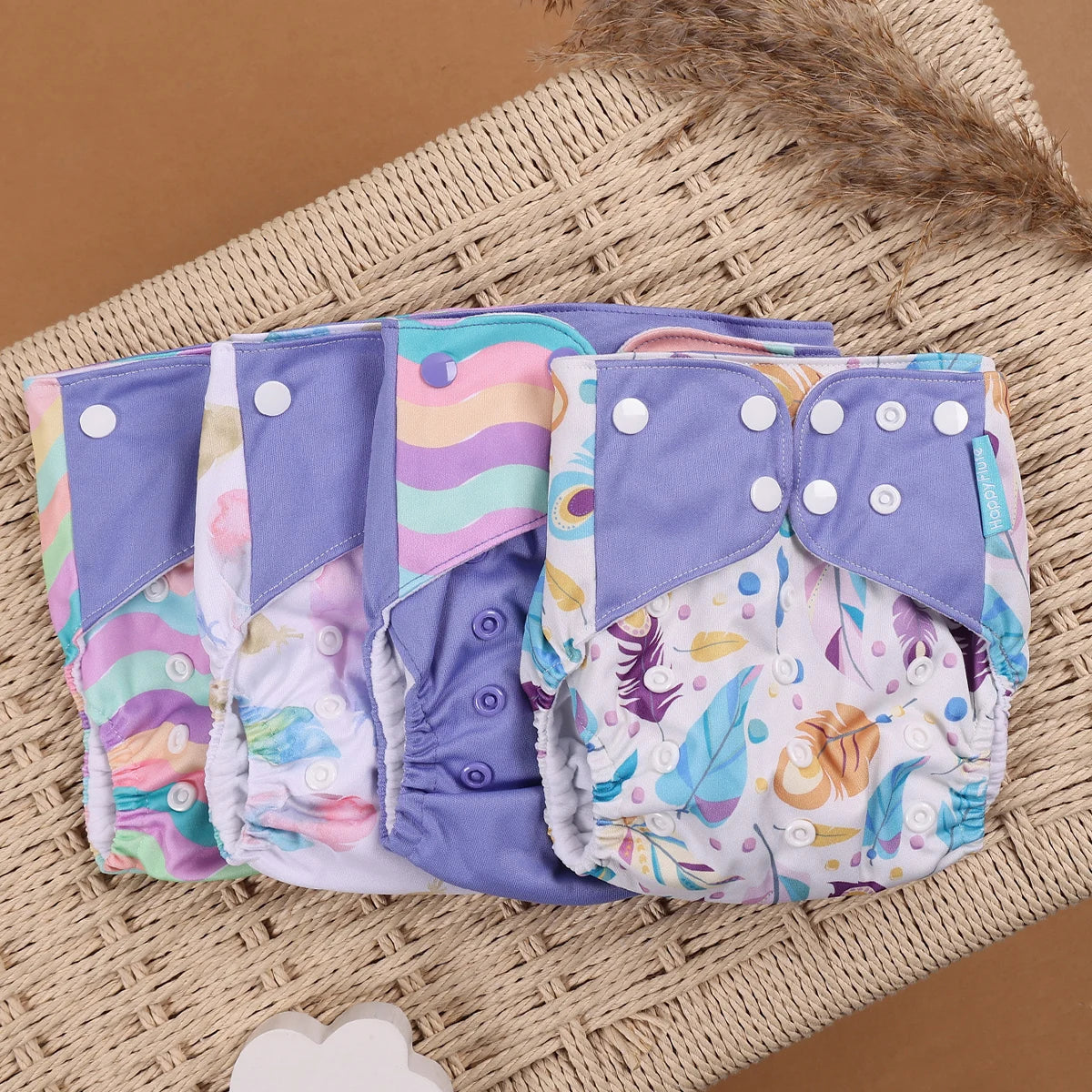 Happyflute Eco-Friendly Cloth Diaper Set for Babies