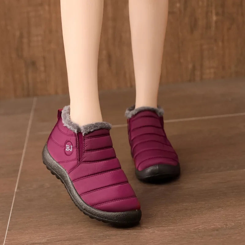 Women's Waterproof Non-slip Snow Boots for Hiking