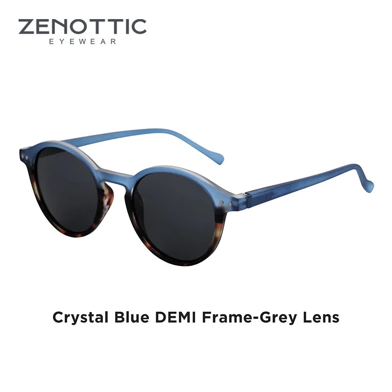 ZENOTTIC Retro Circular Polarized Sunglasses S Size