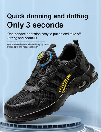 Men's Steel Toe Safety Shoes with Air Cushion
