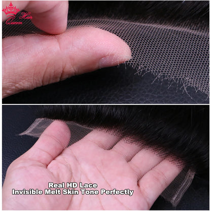 Queen Hair HD Lace Closure Frontal Virgin Human Hair