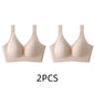 Women's Seamless Wire-Free Bra, Thin Style, Large Size