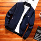 Men's Casual Long Sleeve Zipper Windbreaker Jacket
