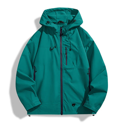 LNGXO Waterproof Windbreaker Jacket for Hiking and Camping