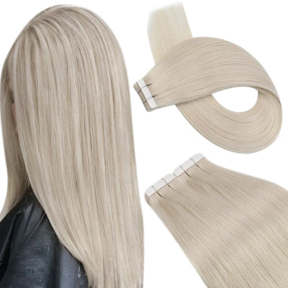 Ugeat Tape In Hair Extensions Brazilian Remy Hair 20P/40P