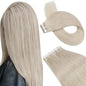 Ugeat Tape In Hair Extensions Brazilian Remy Hair 20P/40P