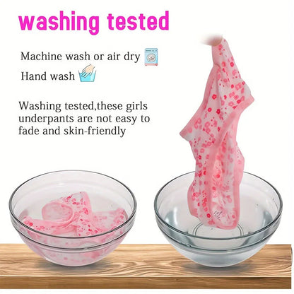 Floral Cotton Briefs for Girls 2-11 Years