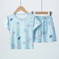 Children's Summer Short Sleeve Shorts Set