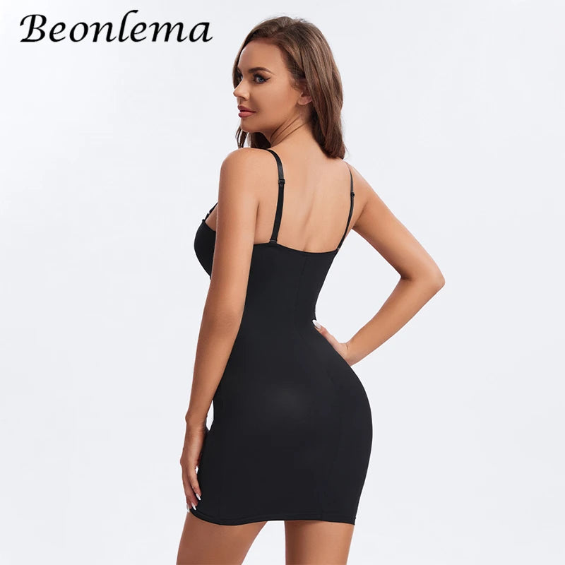 Backless Bodycon Mini Dress with Skinny Straps in Black