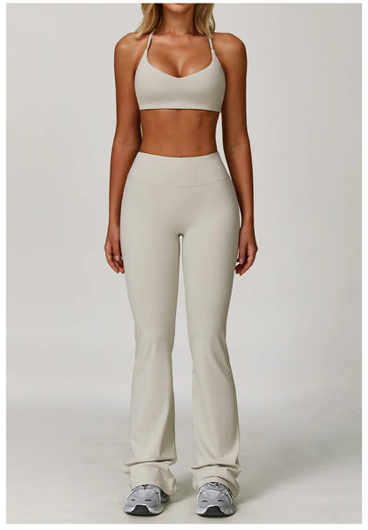 Yoga Suit Sports Set for Women Long Sleeve Athletic Wear