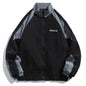 Men's Patchwork Color Block Varsity Jacket