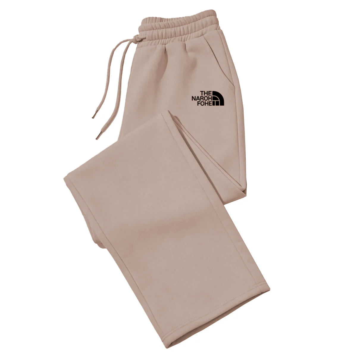 Womens Fleece Straight Leg Joggers Casual Pants
