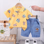 Boys Cartoon Bear T-Shirt and Shorts Set